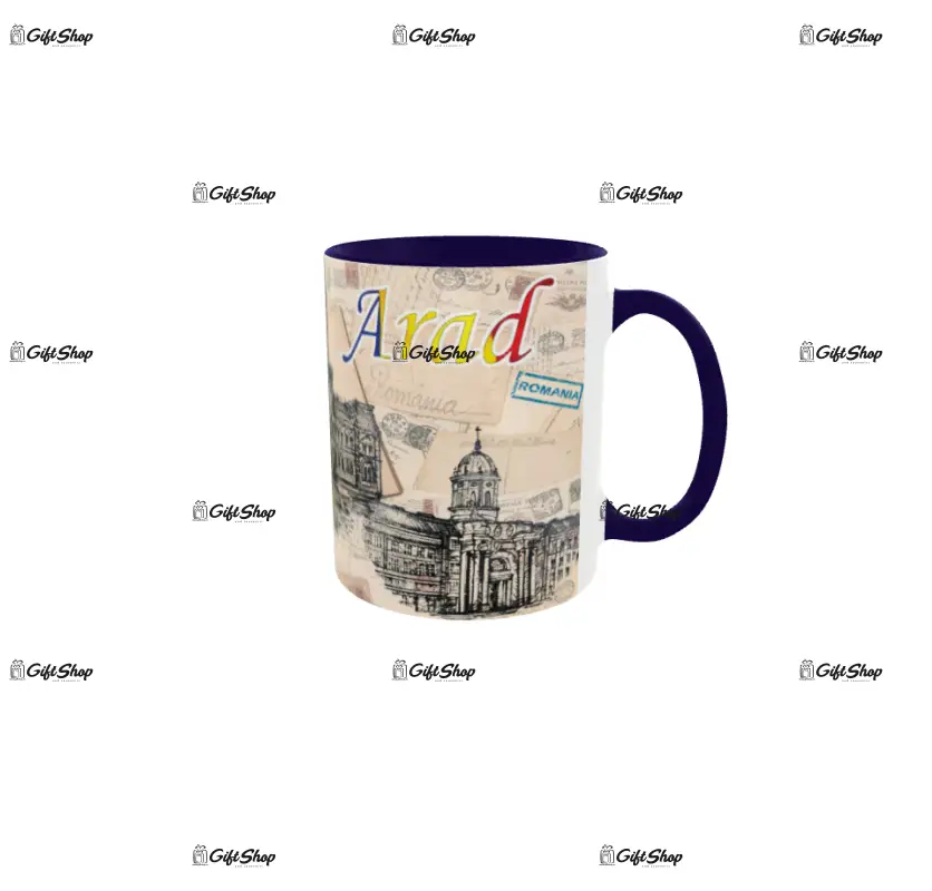 Arad romania, cana ceramica, 330ml, model cgs1758